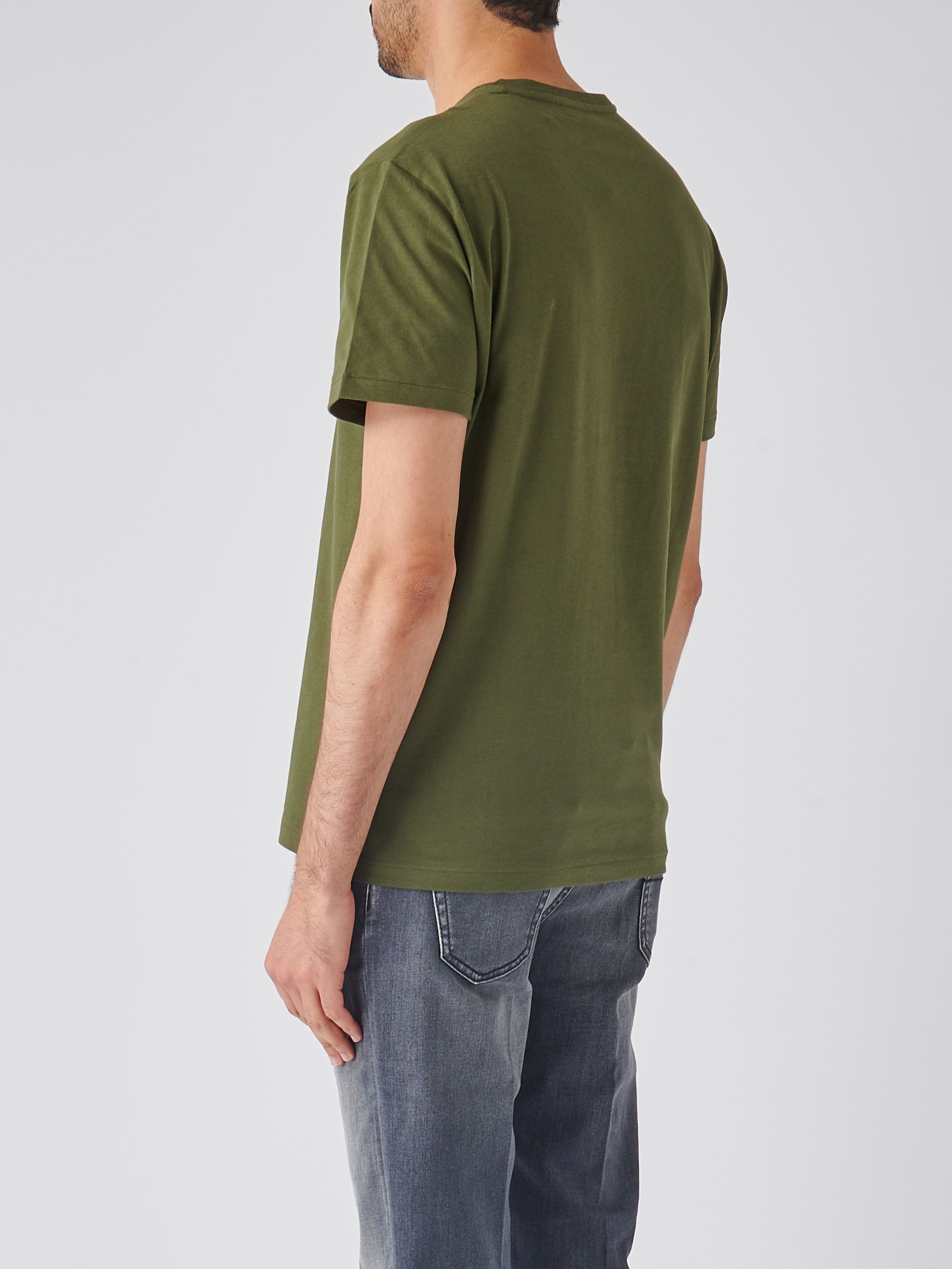 Polo Ralph Lauren Herren-T-Shirt in schmaler Passform Militär 